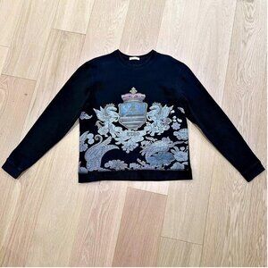 ETRO Men's Black Crewneck Sweatshirt
